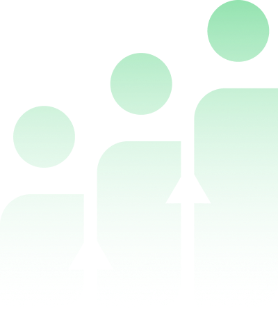 Graphic showing semi transparent green Work Permits Ireland Logo